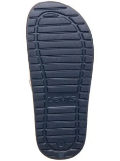 Pantoletten in Dunkelblau