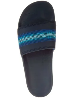 Pantoletten in Dunkelblau