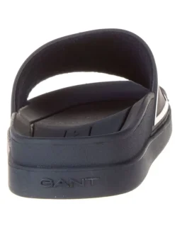 Pantoletten in Dunkelblau