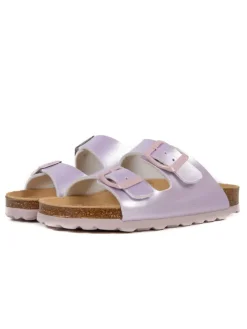 Pantoletten in Flieder