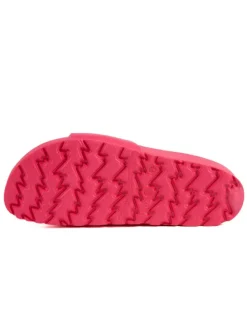 Pantoletten in Fuchsia