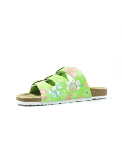 Pantoletten in Grün