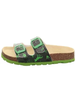 Pantoletten in Grün