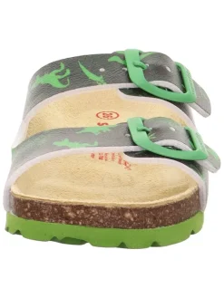 Pantoletten in Grün