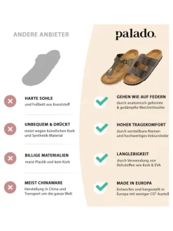 Pantoletten in Hellblau