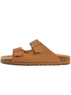 Pantoletten in Hellbraun