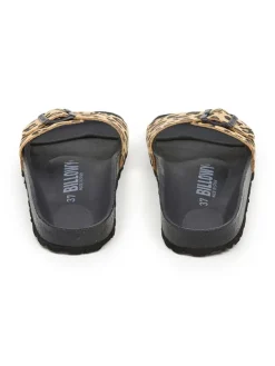 Pantoletten in Hellbraun