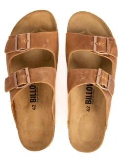 Pantoletten in Hellbraun