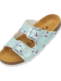 Pantoletten in hellgrün 20-5498