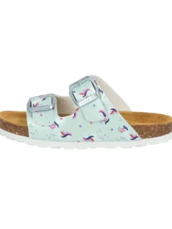 Pantoletten in hellgrün 20-5498