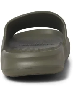 Pantoletten in Khaki