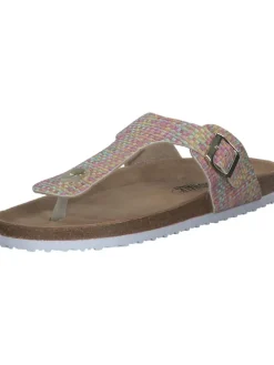 Pantoletten in rose multi