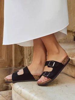 Pantoletten in Schwarz