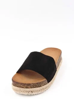 Pantoletten in Schwarz