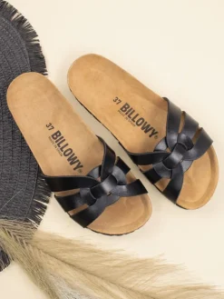 Pantoletten in Schwarz