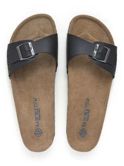 Pantoletten in Schwarz