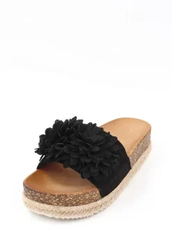 Pantoletten in Schwarz