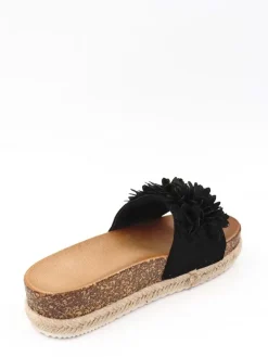 Pantoletten in Schwarz