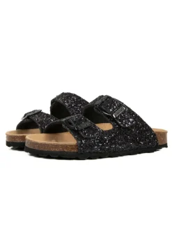 Pantoletten in Schwarz