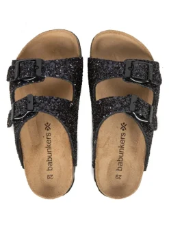 Pantoletten in Schwarz