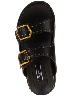 Pantoletten in Schwarz