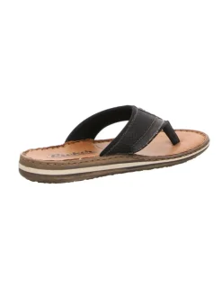 Pantoletten in schwarz/anthrazit