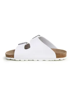 Pantoletten in Weiß