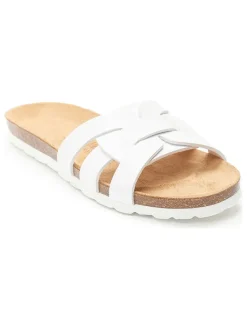 Pantoletten in Weiß