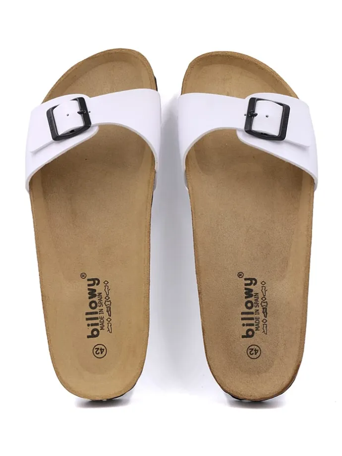 Pantoletten in Weiß