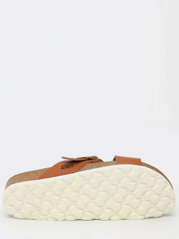 Pantoletten "Iris" in Camel