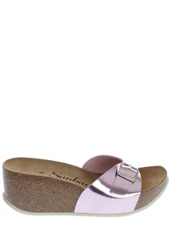 Pantoletten "Lotus" in Rosa