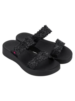 Pantoletten "Primavera" in Schwarz