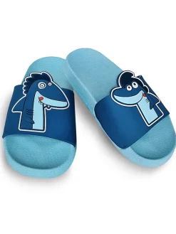 Pantoletten "Shark" in Blau