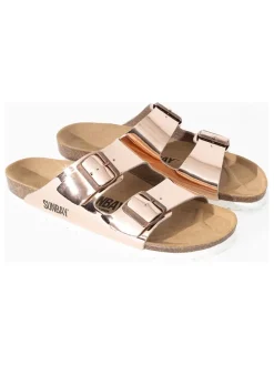 Pantoletten "Trefle" in Roségold