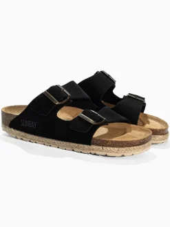 Pantoletten "Turmero" in Schwarz