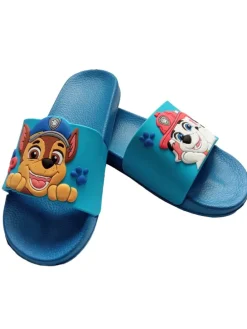 Paw Patrol Badelatschen Chase und Marshall Badeschlappen Badesandalen in blau