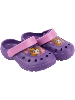 Paw Patrol Clogs Skye Sandalen Pantoletten Gartenschuhe rutschfest in lila