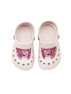 Peppa Pig Kinder Clogs Rutschfeste Badesandalen für den Spielplatz in Beige