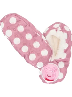 Peppa Pig Kuschelige Pantoffeln mit Antirutsch-Sohle in Rosa