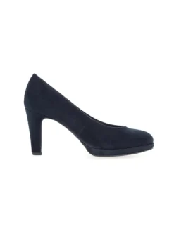 Plateau Pumps in blau