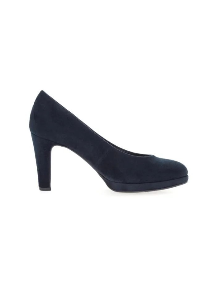 Plateau Pumps in blau