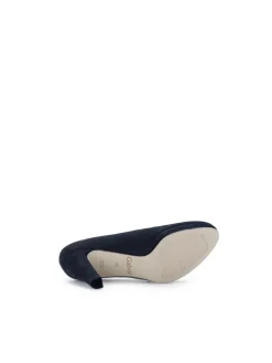 Plateau Pumps in blau