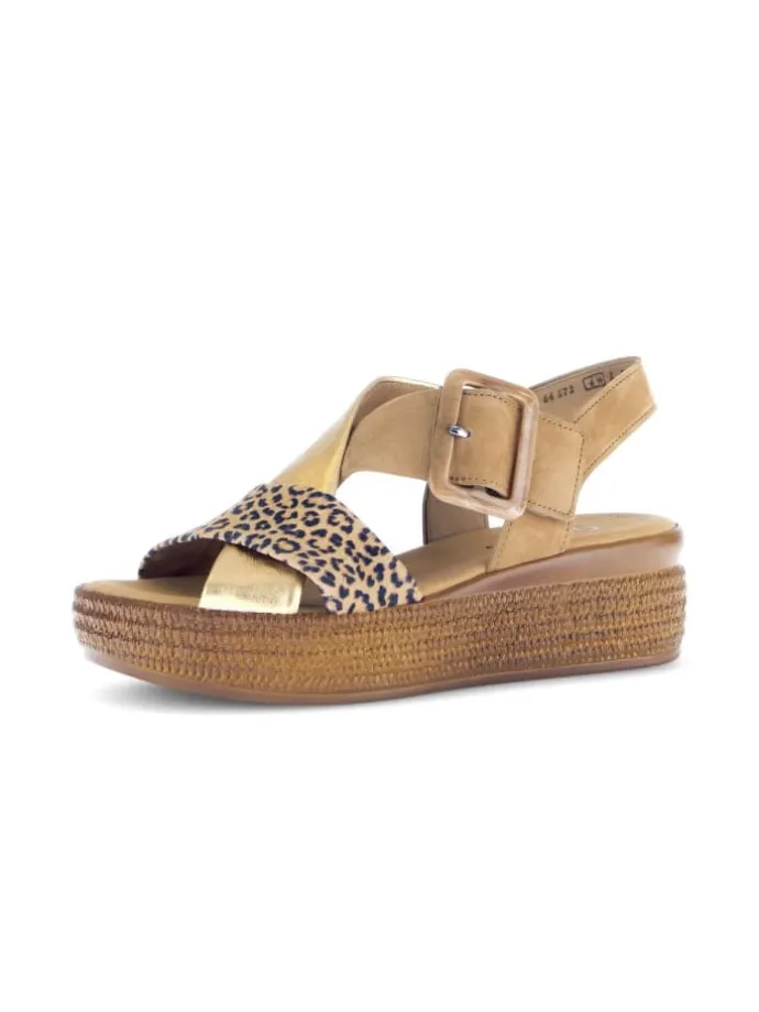 Plateau Sandalen in braun