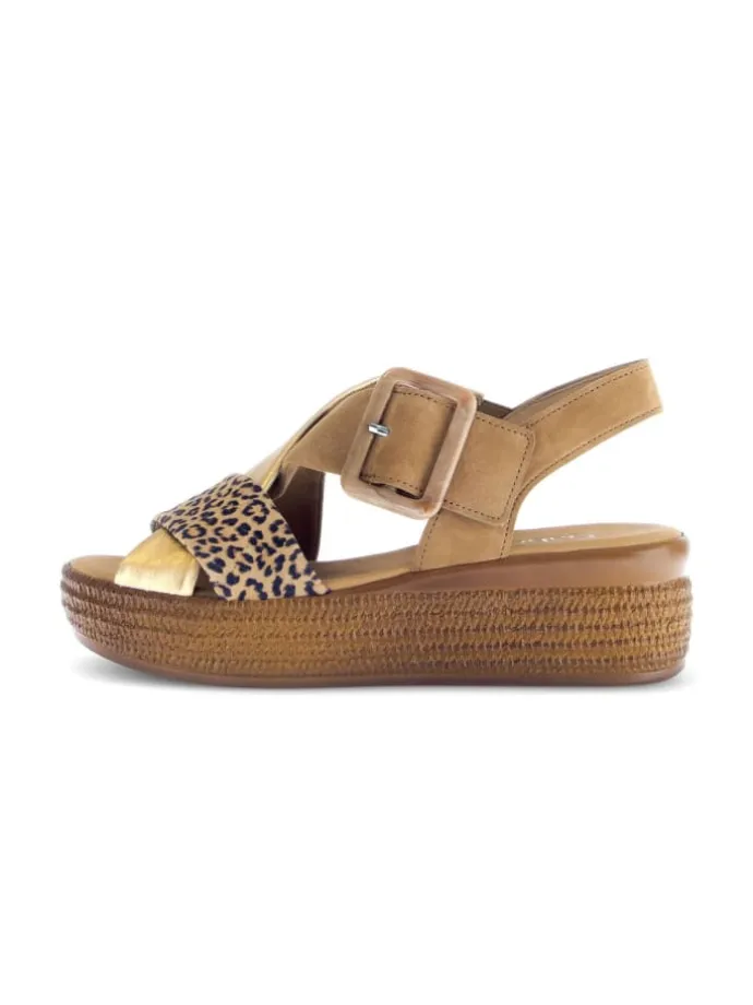 Plateau Sandalen in braun