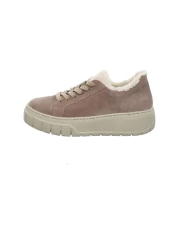 Plateau Schnürschuhe in Beige
