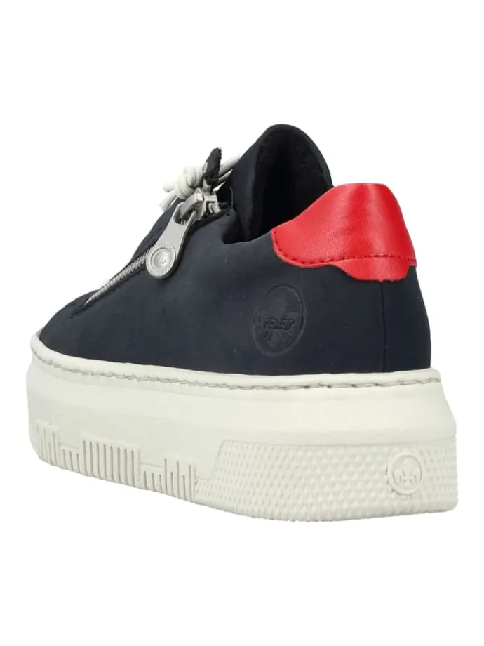 Plateau Schnürschuhe in Blau