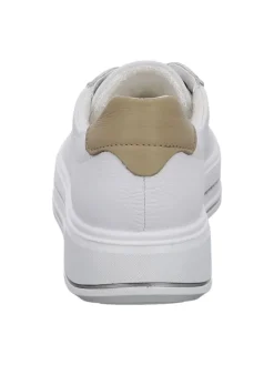 Plateau Schnürschuhe in Weiß