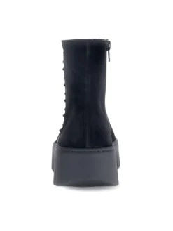 Plateau Stiefeletten in Schwarz