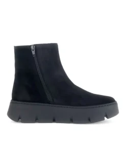 Plateau Stiefeletten in Schwarz