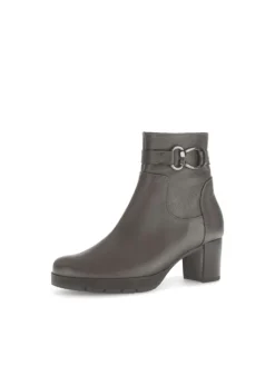 Plateau Stiefeletten in schwarz